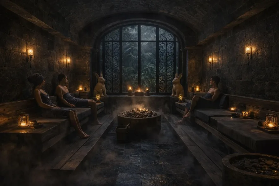 165 square metres of ritual.