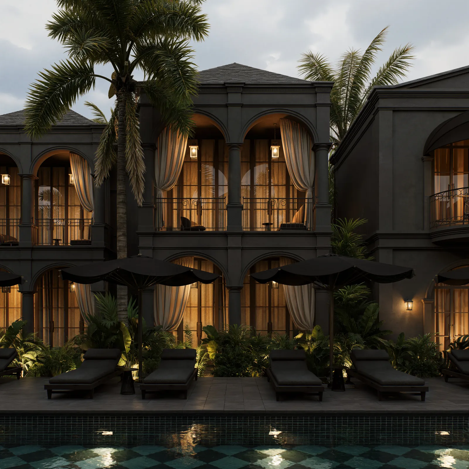 The Grand Veranda at The Ubud boutique hotel, Ubud, Bali