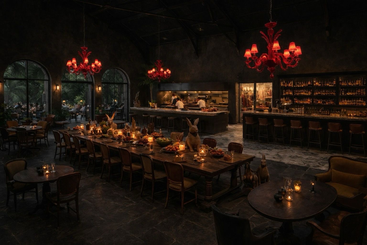 The Restaurant at The Ubud boutique hotel, Ubud, Bali
