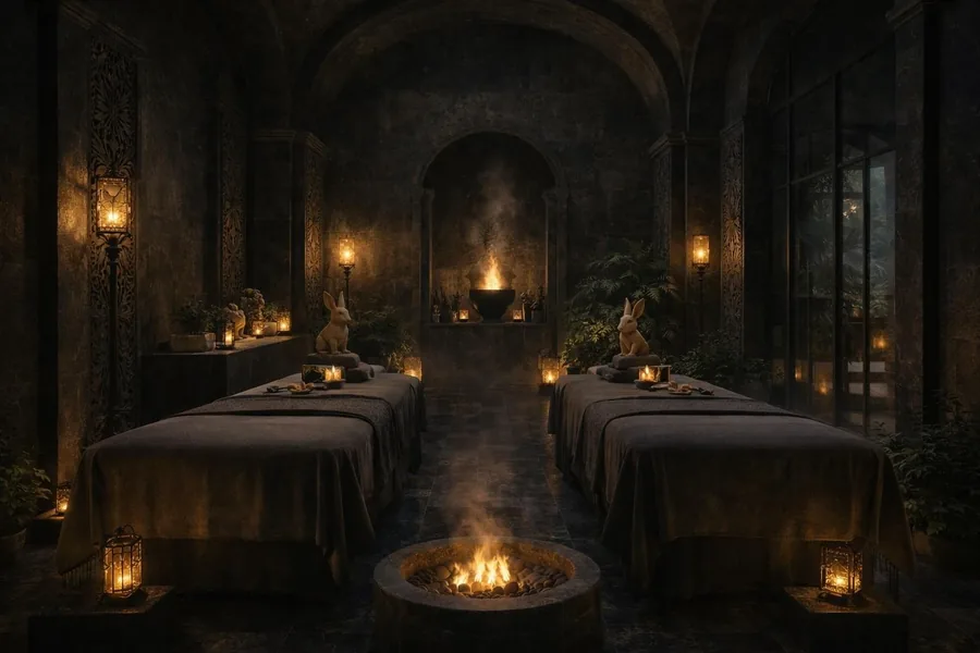 Spa treatment room at The Ubud, Ubud, Bali
